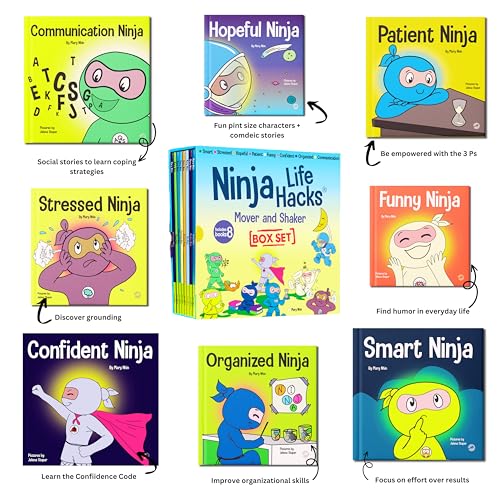 Ninja Life Hacks Mover and Shaker 8 Book Box Set by Mary Nhin