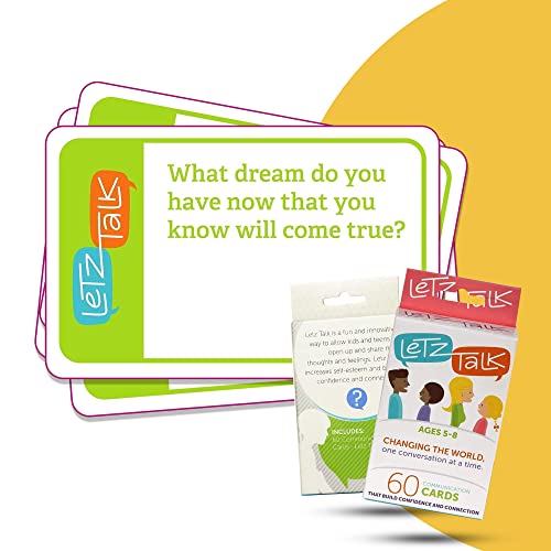 Letz Talk Communication Cards for Kids - Ages 5-8