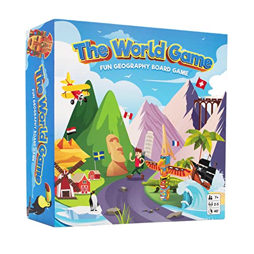 Fun World Geography Board Game for Homeschool