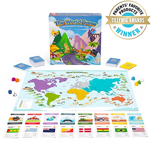 Fun World Geography Board Game for Homeschool