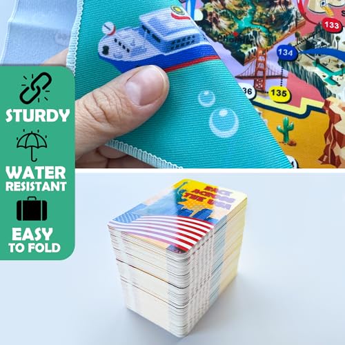 Geography Board Game for Kids 8-12: USA Edition