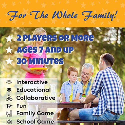 Continent Race Geography Card Game for Kids 7+