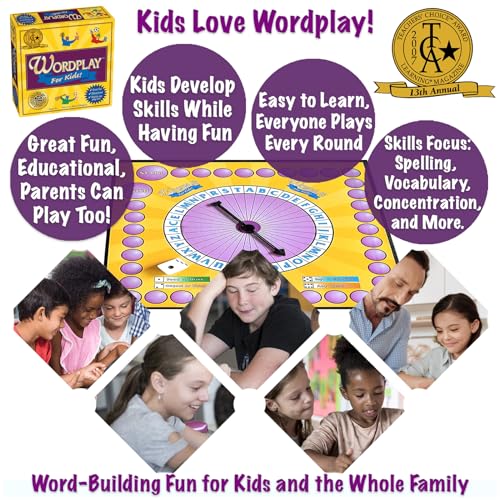 Award-Winning Wordplay Board Game for Kids, Ages 6+