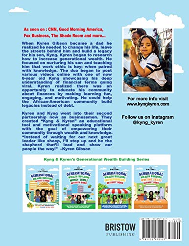 Kyng & Kyren's Generational Wealth Building Activity Book by Kyren Gibson and Corey Wright