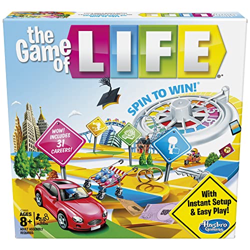 Hasbro Gaming The Game of Life Board Game, Family Games for Kids Ages 8+ (Amazon Exclusive)
