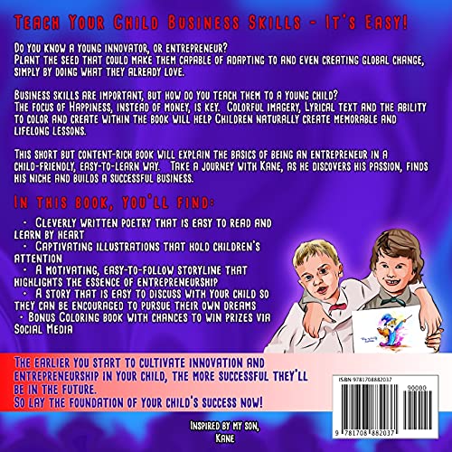 Kane's Big Picture: An Early Intro to Entrepreneurship for Kids by Michael Fernandez Jr. & Varghese Jose
