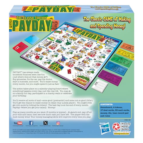 Payday: 30th Anniversary Edition Board Game for Homeschool