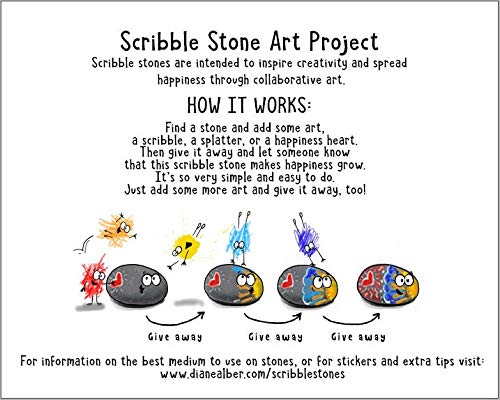 Scribble Stones by Diane Alber