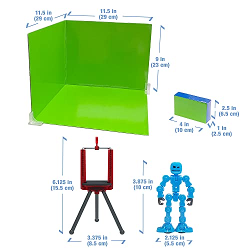 Zing Klikbot Zanimation Studio Backdrop with 2 Klikbots