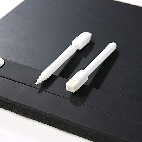 Wooden Hollywood Clapper Board with Erasable Pen, 12"x11