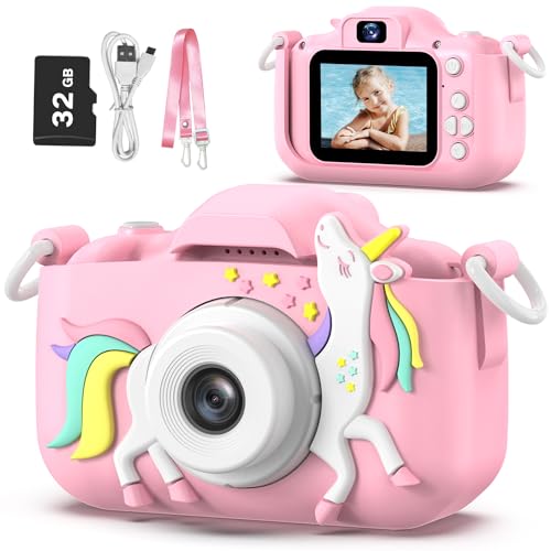Kids Camera Toy for Ages 3-8 with Cartoon Cover