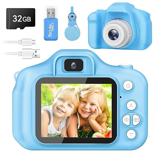 Kids Digital Camera with 32GB SD Card - Blue