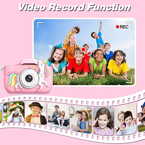 Kids Camera Toy for Ages 3-8 with Cartoon Cover