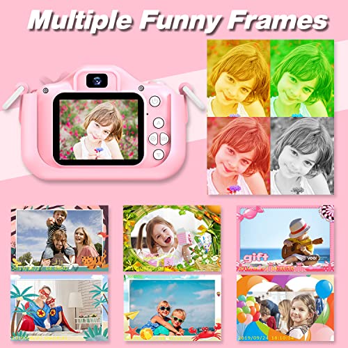 Kids Camera Toy for Ages 3-8 with Cartoon Cover