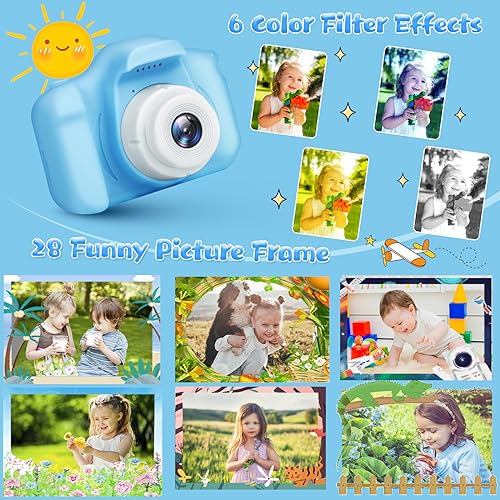 Kids Digital Camera with 32GB SD Card - Blue