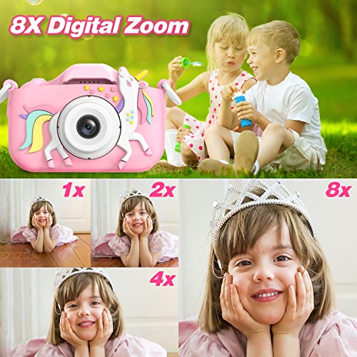Kids Camera Toy for Ages 3-8 with Cartoon Cover
