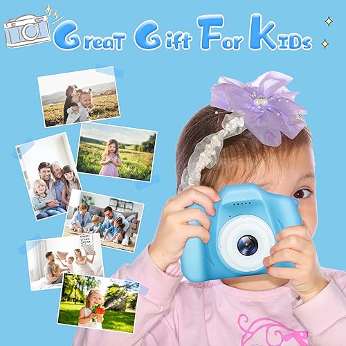 Kids Digital Camera with 32GB SD Card - Blue