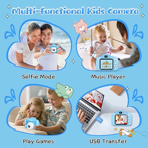 Kids Digital Camera with 32GB SD Card - Blue