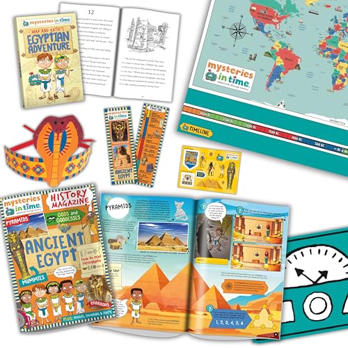 Mysteries in Time Subscription Box for Kids Ages 6-11
