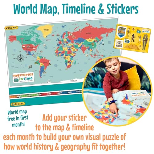 Mysteries in Time Subscription Box for Kids Ages 6-11