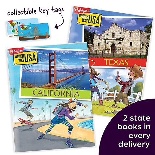Highlights Which Way USA Travel Subscription Box Ages 7+