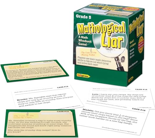 Edupress Mathological Liar Game, Grade 5
