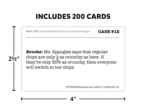 Edupress Mathological Liar Game, Grade 5