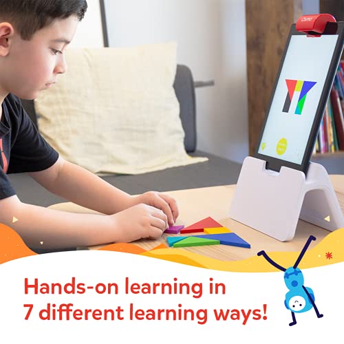 Osmo-Genius Starter Kit for Fire Tablet + Family Game Night-7 Educational Learning Games for Spelling, Math & more-Ages 6-10-STEM Toy Gifts- 6 7 8 9 10(Osmo Fire Tablet Base Included-Amazon Exclusive)