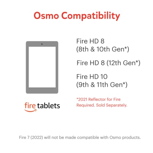 Osmo-Genius Starter Kit for Fire Tablet + Family Game Night-7 Educational Learning Games for Spelling, Math & more-Ages 6-10-STEM Toy Gifts- 6 7 8 9 10(Osmo Fire Tablet Base Included-Amazon Exclusive)