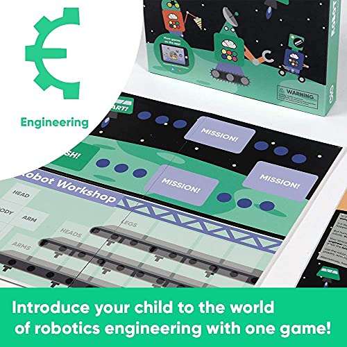OjO STEM Toys for Kids Ages 5-7, Robot Workshop Board Game for Kids Stem Projects | Learning & Educational Toys for Boys & Girls | Smart Games for Brain Developing and Engineering Skills