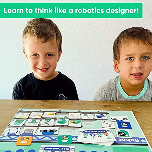 OjO STEM Toys for Kids Ages 5-7, Robot Workshop Board Game for Kids Stem Projects | Learning & Educational Toys for Boys & Girls | Smart Games for Brain Developing and Engineering Skills