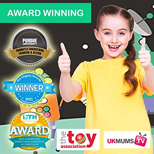 OjO STEM Toys for Kids Ages 5-7, Robot Workshop Board Game for Kids Stem Projects | Learning & Educational Toys for Boys & Girls | Smart Games for Brain Developing and Engineering Skills