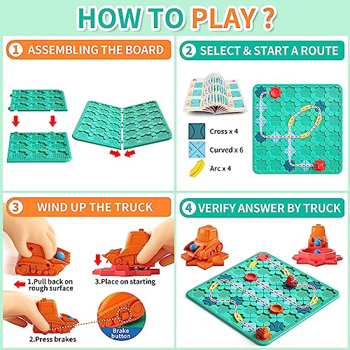 STEM Road Builder Game for Kids Ages 4-8