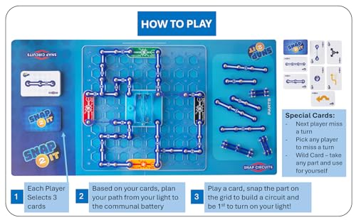 Snap Circuits STEM Board Game for Family Fun