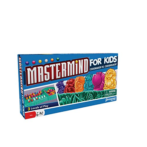 Pressman Mastermind for Kids - Codebreaking Game With Three Levels of Play Multicolor, 5"