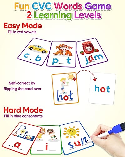 Gojmzo Flash Cards for Preschool Learning Fun