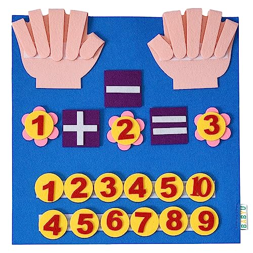 Montessori Toddler Felt Counting Board Toy