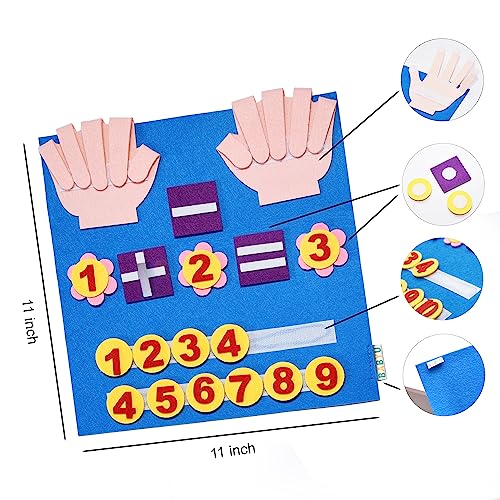 Montessori Toddler Felt Counting Board Toy
