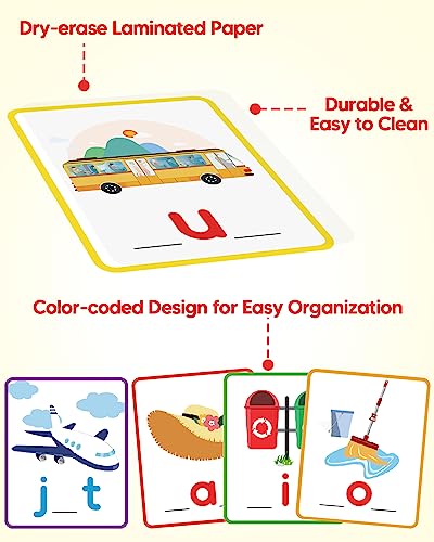 Gojmzo Flash Cards for Preschool Learning Fun