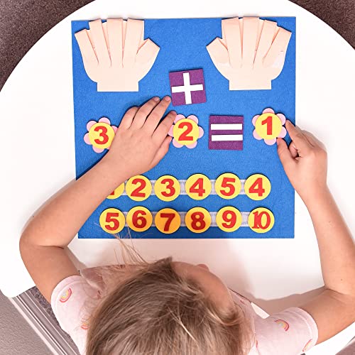 Montessori Toddler Felt Counting Board Toy