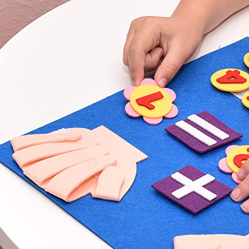 Montessori Toddler Felt Counting Board Toy