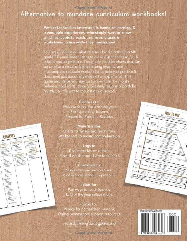 The Complete Guide to Homeschool P.E.: Curriculum, Planners, & Ideas for Hands-On Experiences by Andrea Calloway (NEW!)