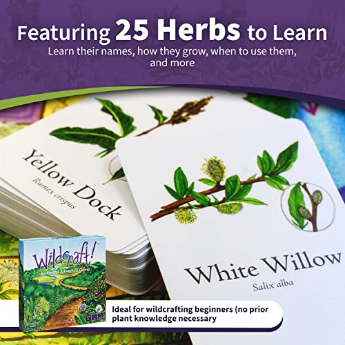 Wildcraft! Herbal Adventure Game: Learn 25 Herbs - Educational & Fun Co-op Board Game
