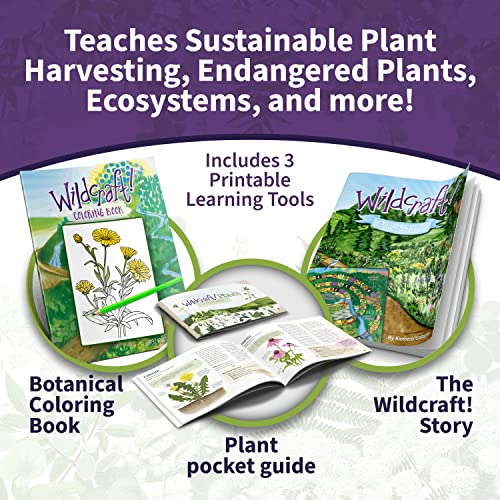 Wildcraft! Herbal Adventure Game: Learn 25 Herbs - Educational & Fun Co-op Board Game