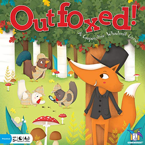 Outfoxed! A Classic Who Dunnit Game for Preschoolers+, 4 players