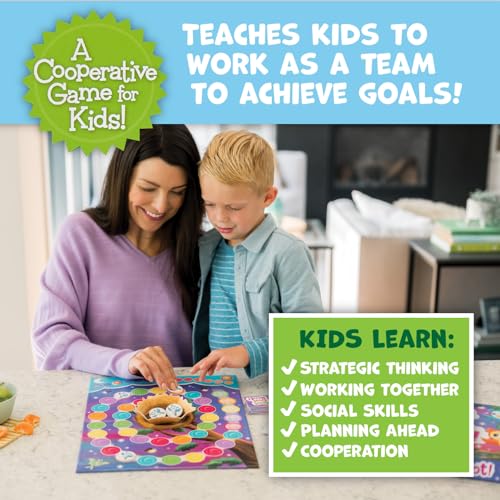 Peaceable Kingdom Hoot Owl Hoot! Cooperative Color Matching Game for 2 to 4 Kids Ages 4+