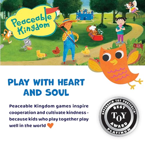 Peaceable Kingdom Hoot Owl Hoot! Cooperative Color Matching Game for 2 to 4 Kids Ages 4+