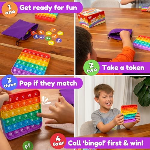 ABC Bingo Educational Learning Games for Kids