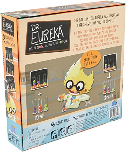 Dr. Eureka Speed Logic Puzzle Dexterity Game Games - 1-4 Players for Ages 8+