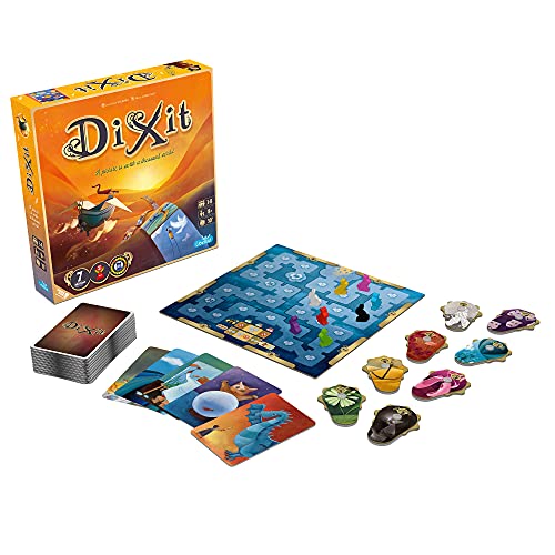 Dixit Board Game (2021 Refresh) - The Award-Winning Game of Imagination and Creativity! Fun Family Storytelling Game for Kids & Adults, Ages 8+, 3-6 Players, 30 Minute Playtime, Made by Libellud
